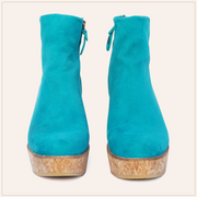 Teal Ankle Wedge Bootie - TSouls