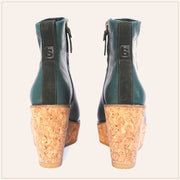 Green Ankle Wedge Bootie - TSouls